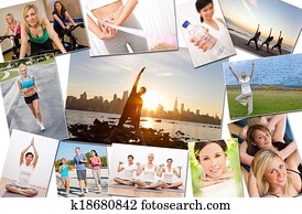 Healthy Men Women People Lifestyle & Exercise