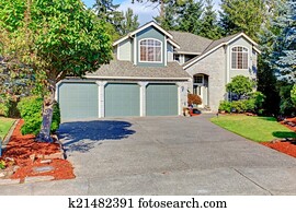 Luxury house exterior