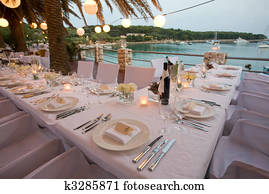 Tables by the waters edge Tables by the waters edge
