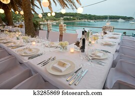 Tables by the waters edge Tables by the waters edge