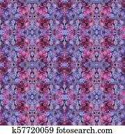 青 Purle アジサイ 植物 Flower 水彩画 バックグラウンド イラスト Set 隔離された 花 イラスト Element イラスト K Fotosearch