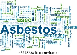 Asbestos word cloud Asbestos word cloud
