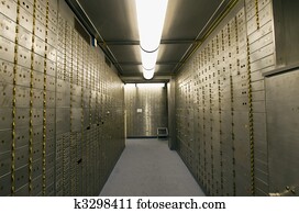 Bank Vault Safe Deposit Box