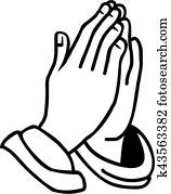 Hands praying Hands praying