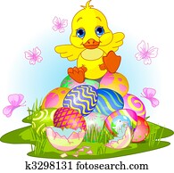 Happy Easter duckling Happy Easter duckling