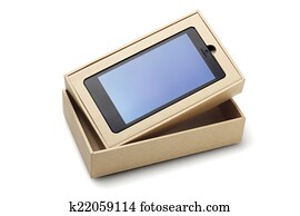 Smartphone In Packaging Box
