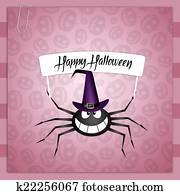 Spider for Happy Halloween Spider for Happy Halloween