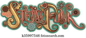 Steampunk Lettering Steampunk Lettering