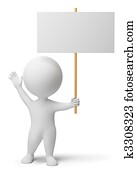 3d small people - advertisement