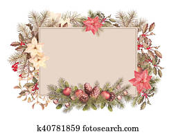 Christmas Vintage Frame Christmas Vintage Frame