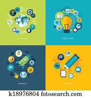 flache, design, heiligenbilder, für, bildung flache, design, heiligenbilder, für, bildung