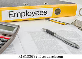 Folder with the label Employees