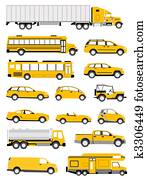Transportation icons Transportation icons
