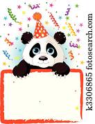 תינוק, פנדה, יום הולדת