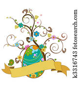 easter tree easter tree