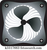 Kitchen exhaust fan