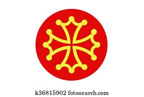 Flag of Herault, France