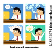 inspiration, wille, kommen