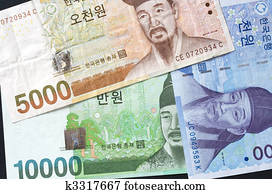 Korean Money Images  Our Top 1000+ Korean Money Stock Photos  Fotosearch