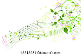 primavera, canção, fundo