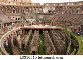 Ruins of the Colosseum, Rome, Italy Ruins of the Colosseum, Rome, Italy