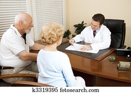 Senior Couple with Doctor