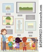 Stickman, kinder, lehrer, studenten, denkmal, museum Stickman, kinder, lehrer, studenten, denkmal, museum