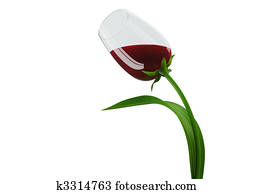 Tulip-style wine glass concept Tulip-style wine glass concept
