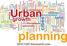 Urban planning background concept