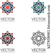 Vector geometric symbols