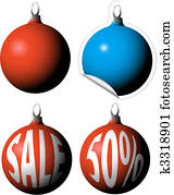 weihnachten, birnen, als, a, verkauf, etikette