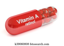 ויטמין, כמוסה, ,, 3d, השבה