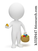 3d small people - Easter 3d small people - Easter