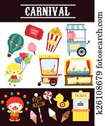 Carnival Vector Set Carnival Vector Set