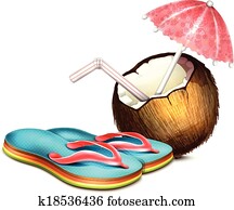 Coconut and Flip Flops Coconut and Flip Flops