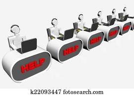 help desk concept