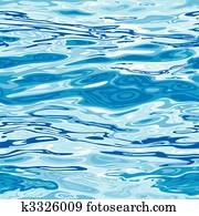 Seamless, superfície água, padrão