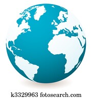 אור, כחול כהה, גלובוס