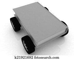 On race cars in the world of knowledge concept