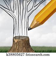 reflorestamento, e, conservação