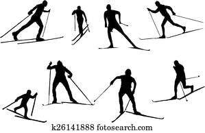 silhouette - Cross-country silhouette - Cross-country