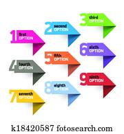zahlen, satz, infographics, elemente zahlen, satz, infographics, elemente