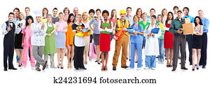 그룹, 의, 직원, 사람.