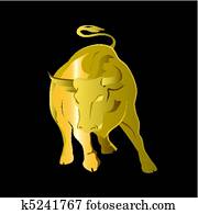 Gold bull Gold bull