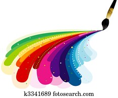 Painting Rainbow Colors Painting Rainbow Colors