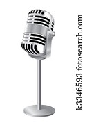 Retro Microphone Retro Microphone