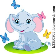 Baby elephant Baby elephant