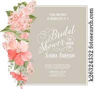 Bridal shower card. Bridal shower card.