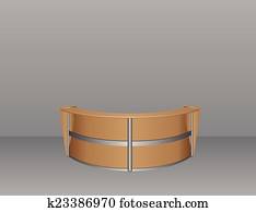 Interior with Front Reception Desks