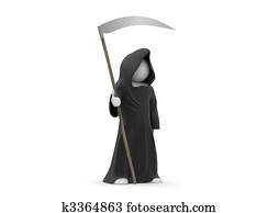 Death with scythe Death with scythe